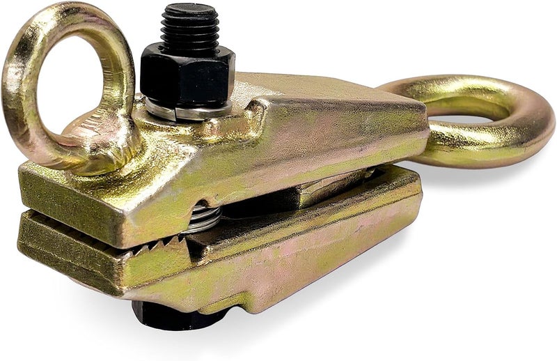 YTFRL 5 Ton 2 Way Auto Body Clamp, Small Mouth Frame Pulling Repair Tool with Self Tightening Grips, Automotive Body Pull Clamp for Top & Straight Sheet Metal Maintenance - Image 1
